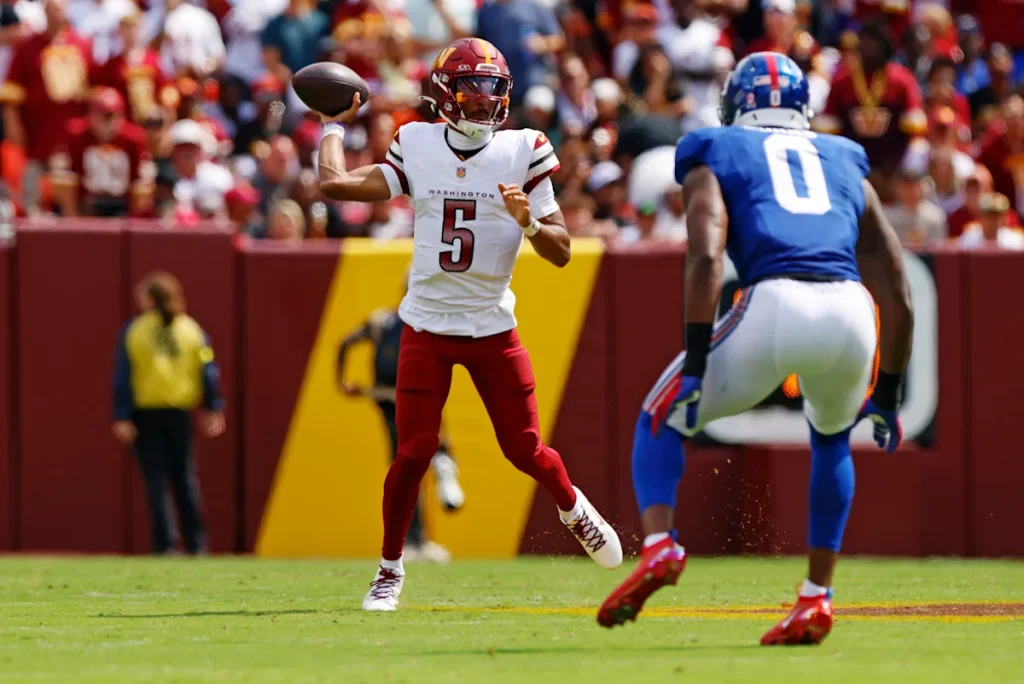 Commanders QB Jayden Daniels out vs. New York Giants in Week 15 1 0423c2befb5cbf3982131eebee33a0f4