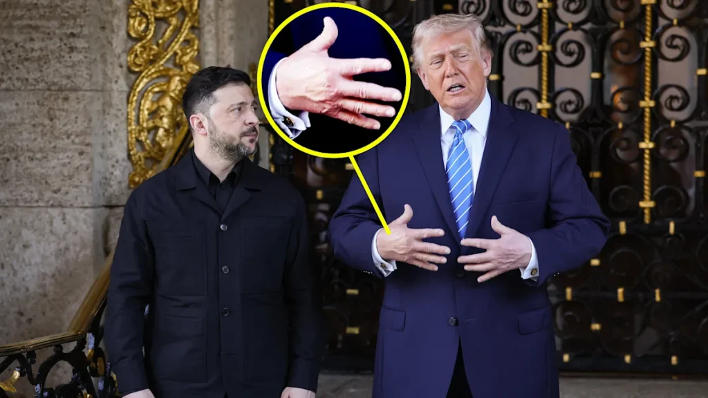 Trump, 79, Slathers on Makeup After Bruising Spotted on Both Hands 4 3d9d74f35fd8a692d6086a42255df0ec