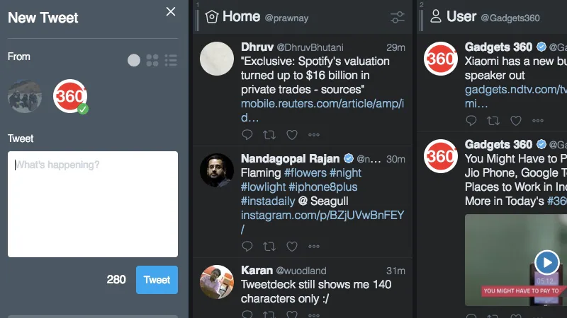 tweetdeck twitter 280 characters 1506533028590