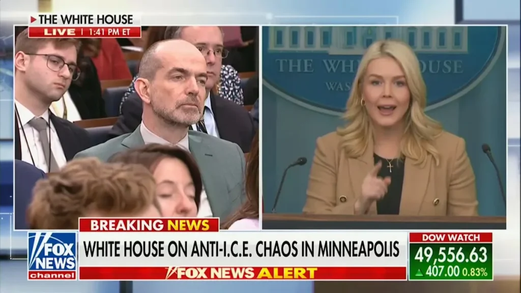 ‘You’re a Left-Wing Hack!’ Karoline Leavitt EXPLODES on Columnist Who Accused ICE Agent Who Shot Renee Good of Acting ‘Recklessly’ 1 7e4d0f02cbf275f4ea63756ac0ff2251