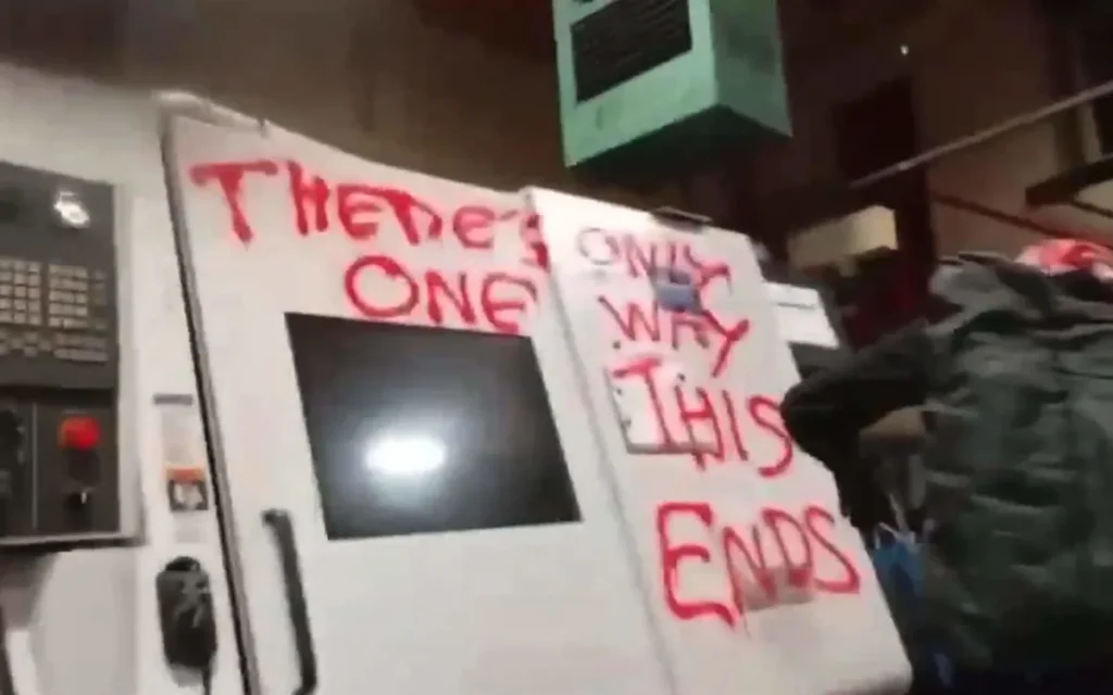 Pro-Palestinian activists smash up factory producing F-35 parts 5 ec185152ccaaefb981130fdf88776ee9