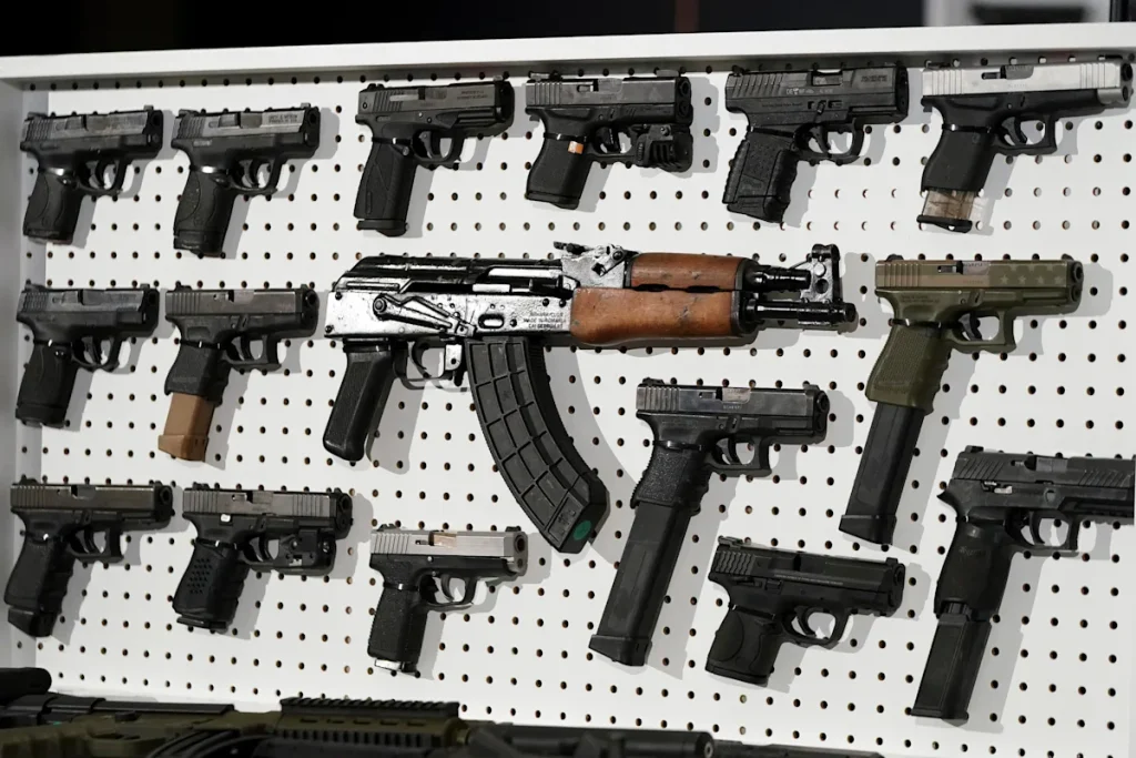 Canada's strict gun laws include a ban on assault-style firearms and a freeze on handgun sales 1 adb19adc14bd6c8634bfc438667a8356