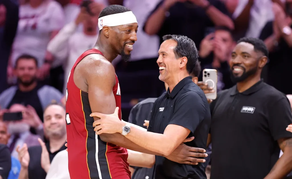 Bam Adebayo improved his career scoring high by 42 points. That's an all-time NBA record 1 05e947700b51b706d79294a68c172770