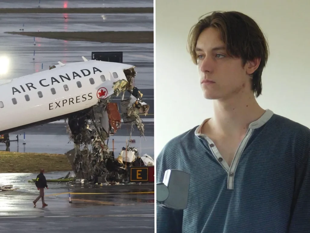I was on the Air Canada flight that crashed at LaGuardia. I felt the plane lose control, and I ducked and prayed. 1 6d86c1f54ffb0b7e12f6f78af8d2563d