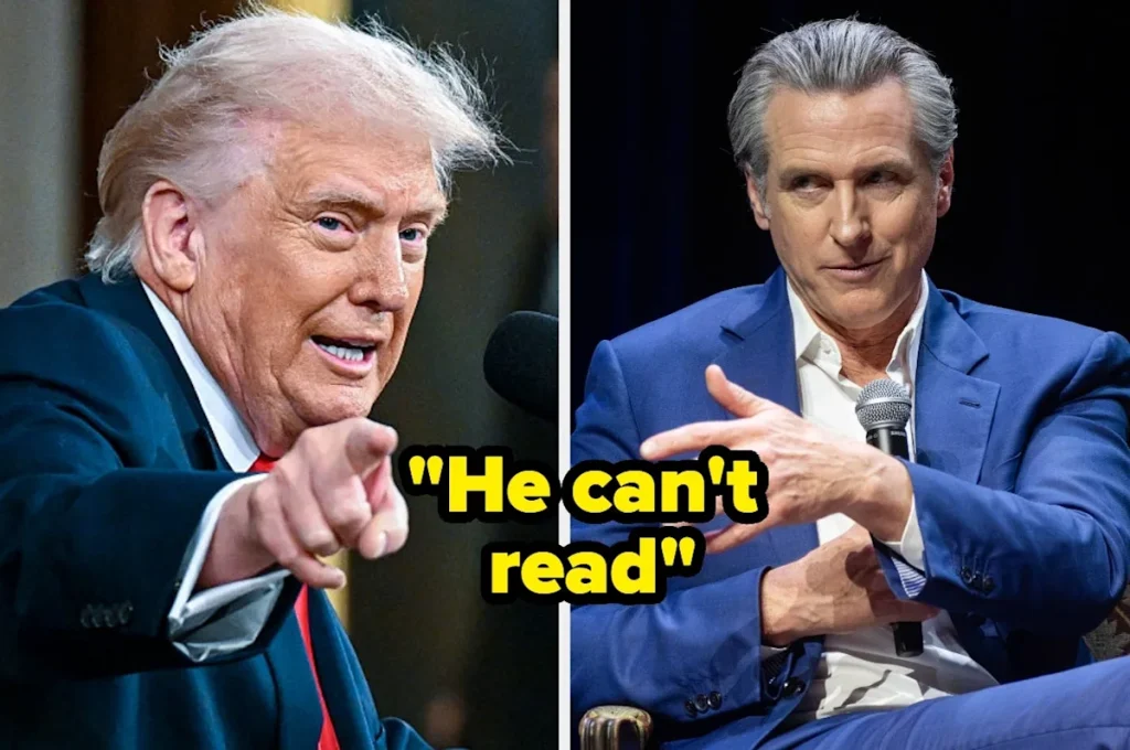 Trump Said Gavin Newsom “Can’t Read,” And His Response Is Absolutely Blistering 11 7f249cccffe3a279abac6b073479327a