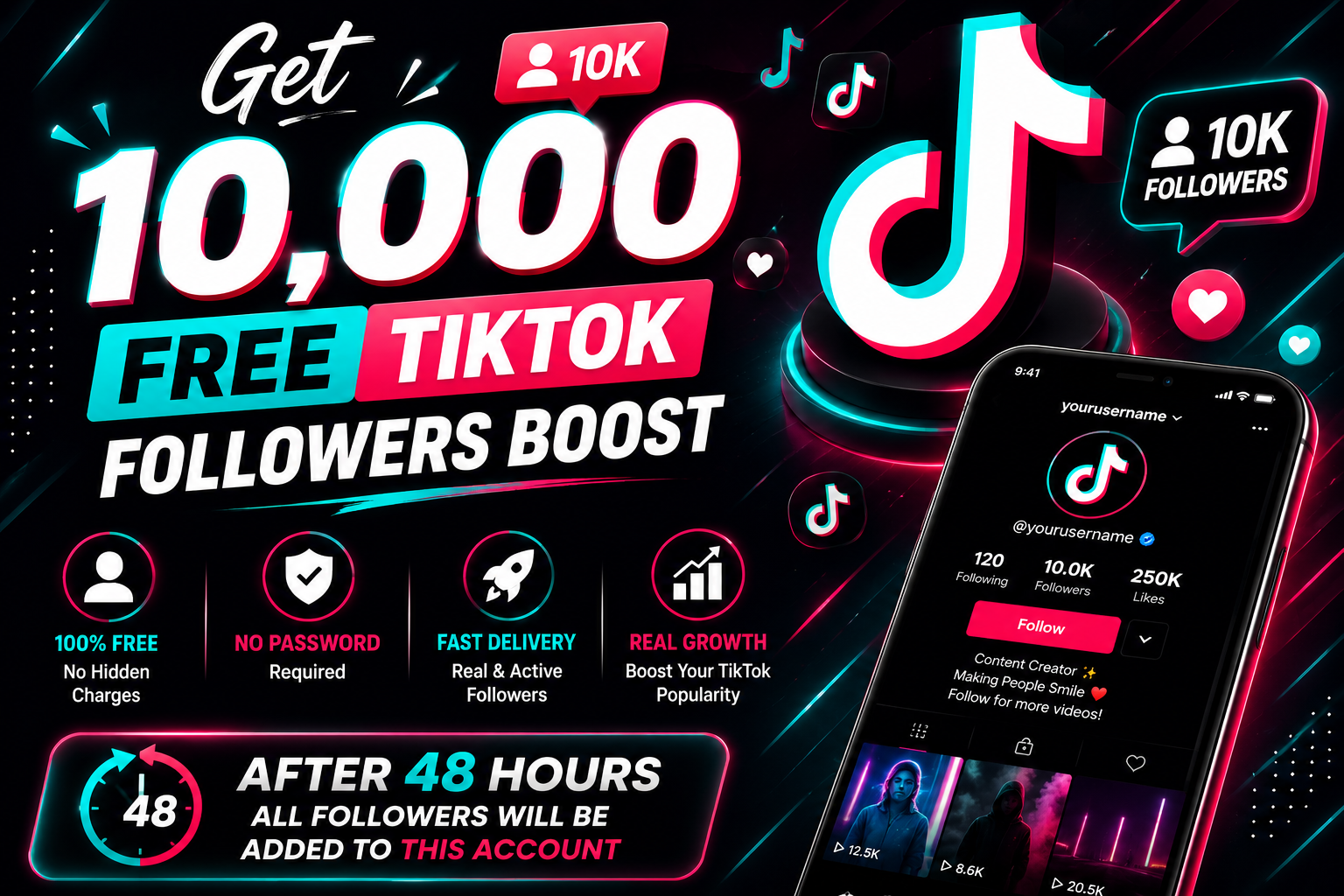 Get-10000-Free-TikTok-Followers-Boost